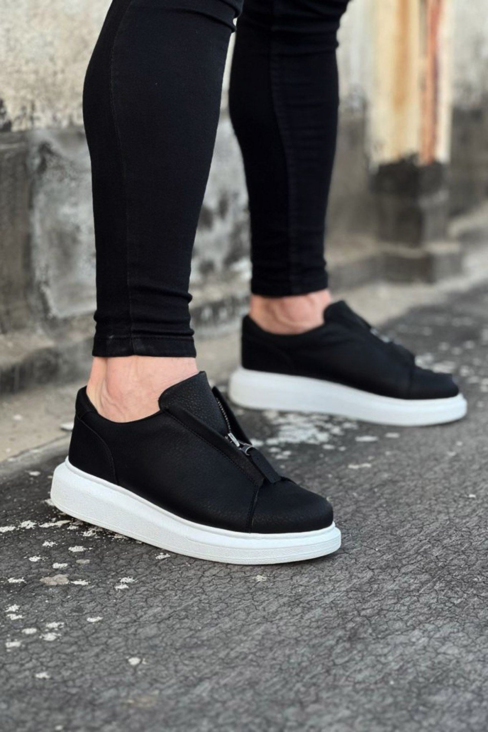 WG010 Siyah Cilt Erkek Casual Ayakkabı WG010 Siyah Cilt Erkek Casual Ayakkabı