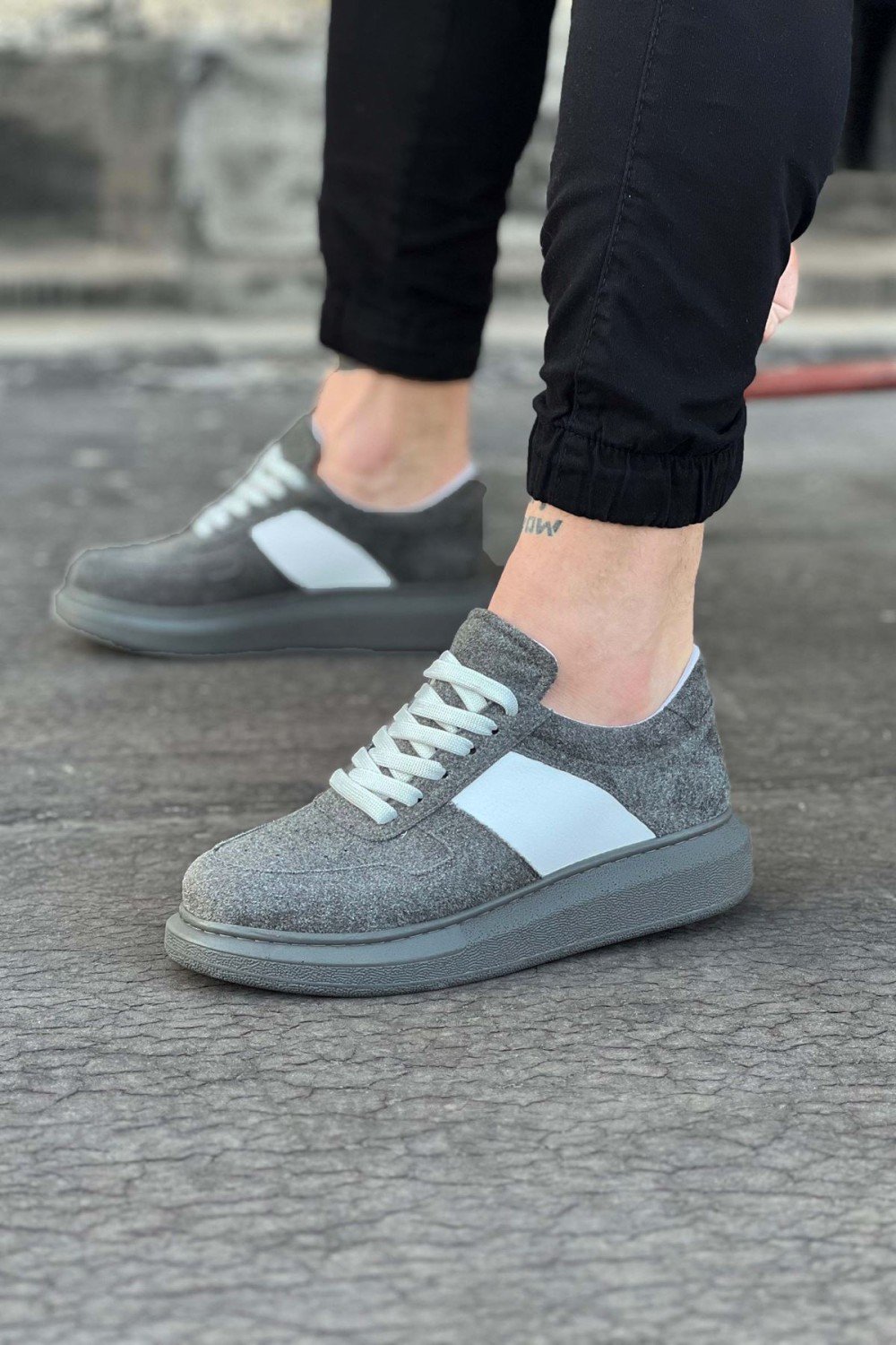 WG011 Gri Süet Erkek Casual Ayakkabı WG011 Gri Süet Erkek Casual Ayakkabı