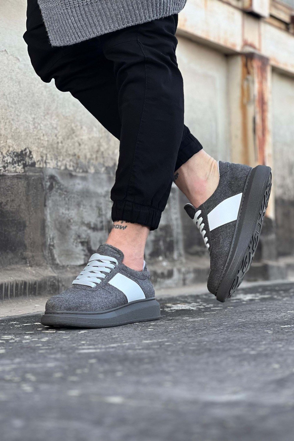 WG011 Gri Süet Erkek Casual Ayakkabı WG011 Gri Süet Erkek Casual Ayakkabı