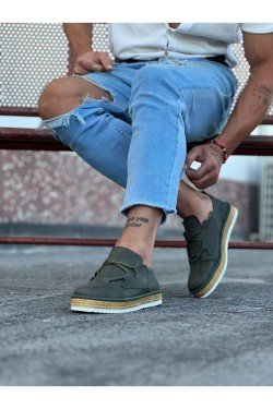 WG015 Haki Erkek Casual Ayakkabı WG015 Haki Erkek Casual Ayakkabı