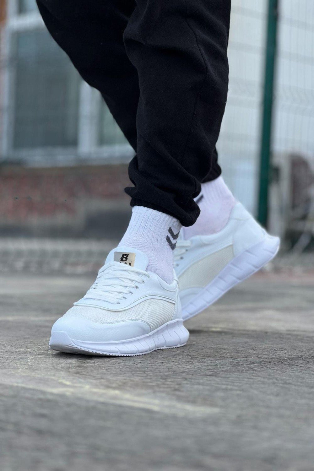 WG062 Beyaz Triko Erkek Spor Ayakkabı WG062 Beyaz Triko Erkek Spor Ayakkabı