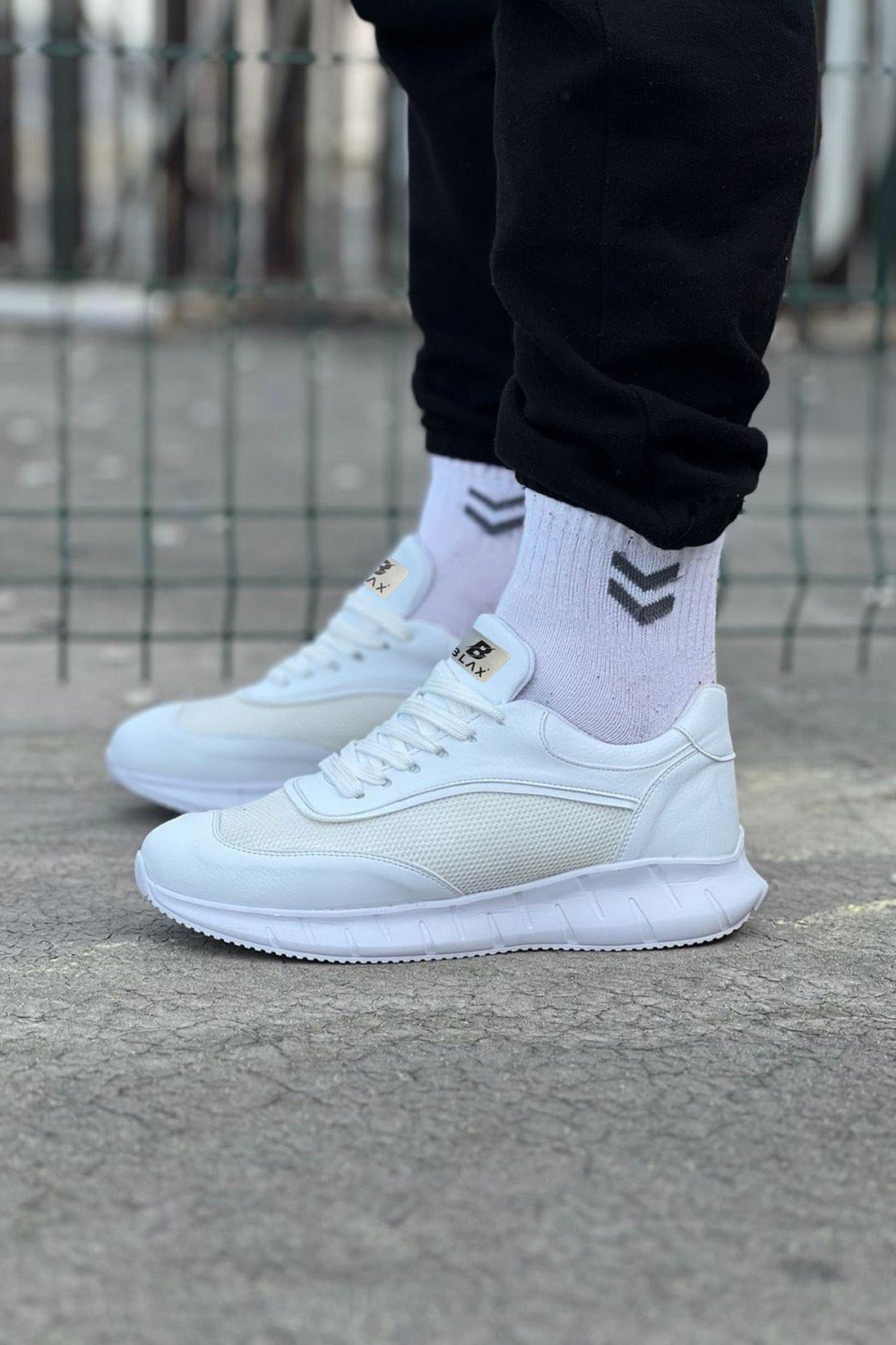 WG062 Beyaz Triko Erkek Spor Ayakkabı WG062 Beyaz Triko Erkek Spor Ayakkabı