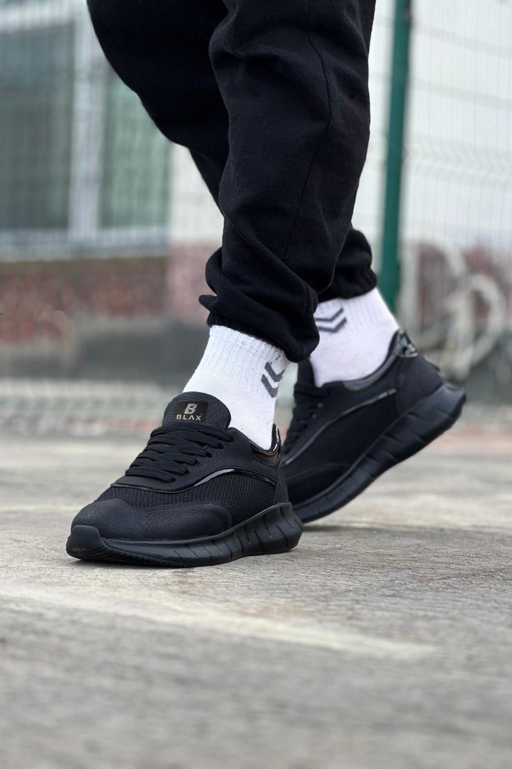 WG062 Kömür Triko Erkek Spor Ayakkabı WG062 Kömür Triko Erkek Spor Ayakkabı