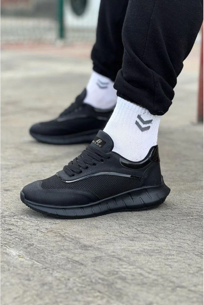 WG062 Kömür Triko Erkek Spor Ayakkabı