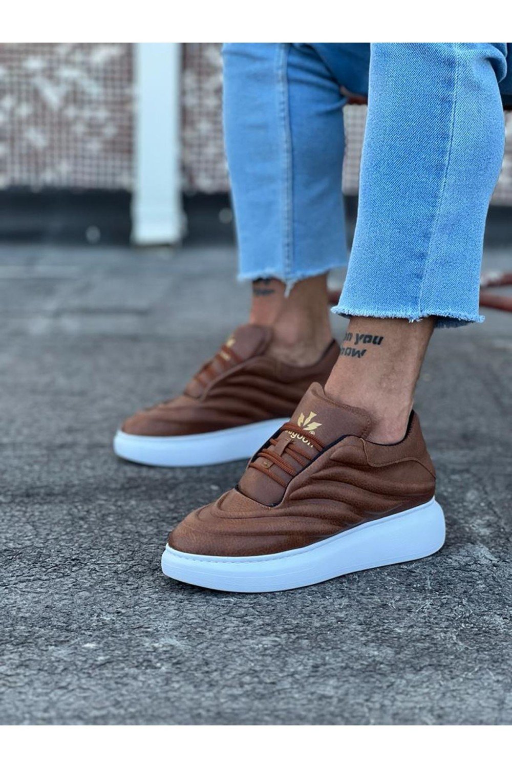 WG094 Taba Cilt Erkek Casual Ayakkabı WG094 Taba Cilt Erkek Casual Ayakkabı