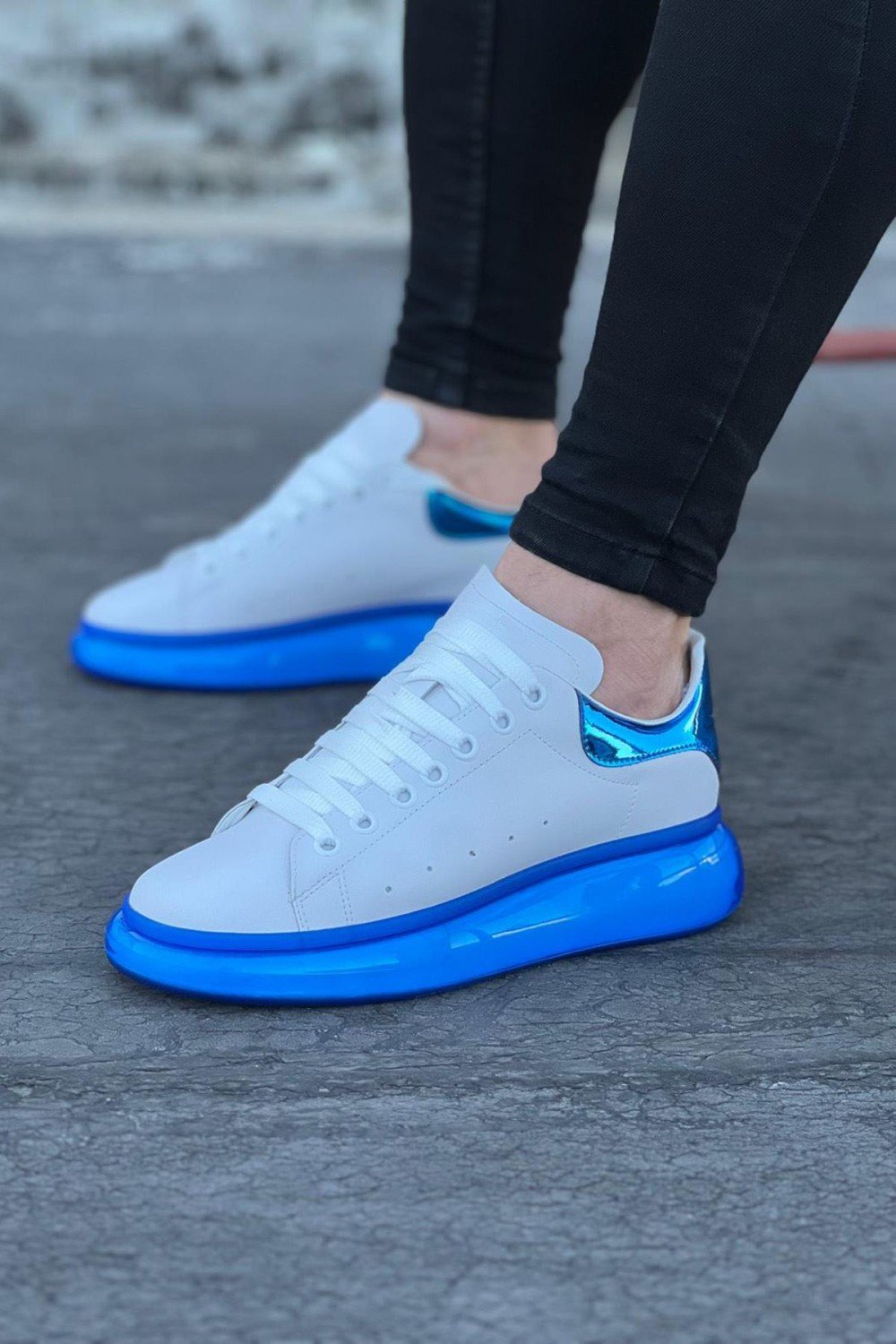 WG095 Beyaz Sax Erkek Casual Ayakkabı WG095 Beyaz Sax Erkek Casual Ayakkabı