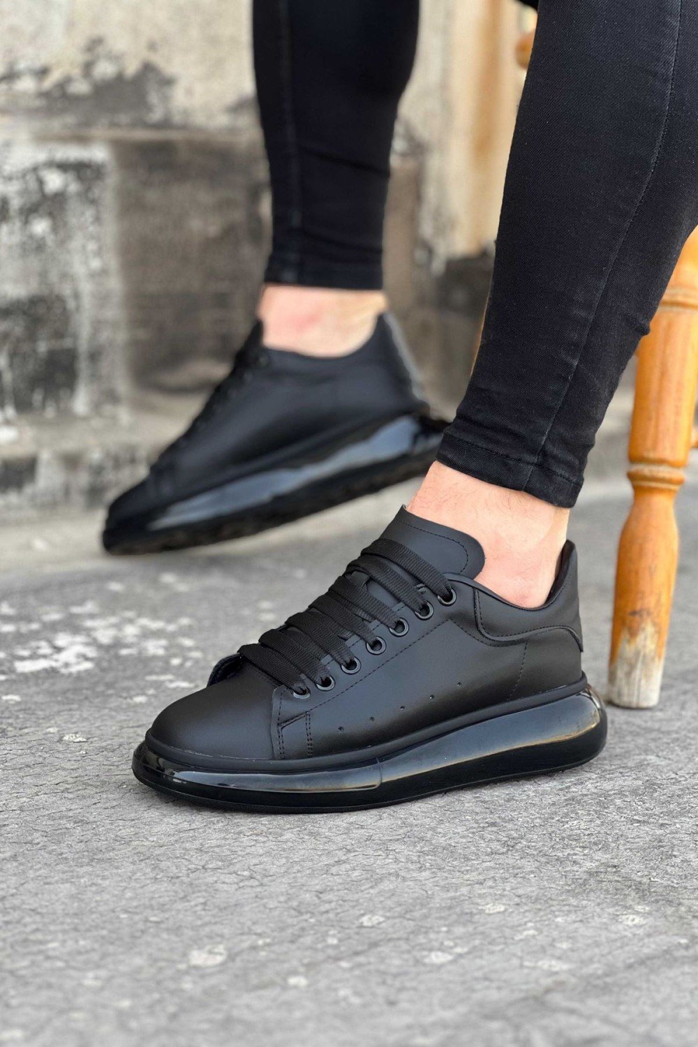 WG095 Kömür Erkek Casual Ayakkabı WG095 Kömür Erkek Casual Ayakkabı