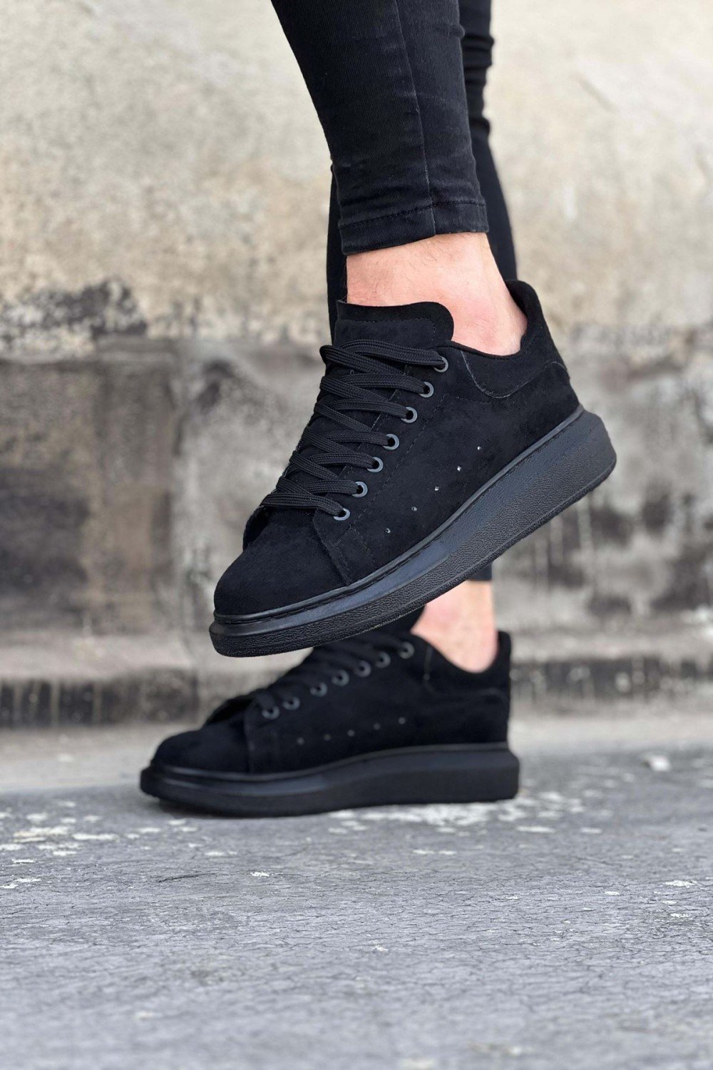 WG096 Kömür Süet Günlük Erkek Casual Ayakkabı WG096 Kömür Süet Günlük Erkek Casual Ayakkabı