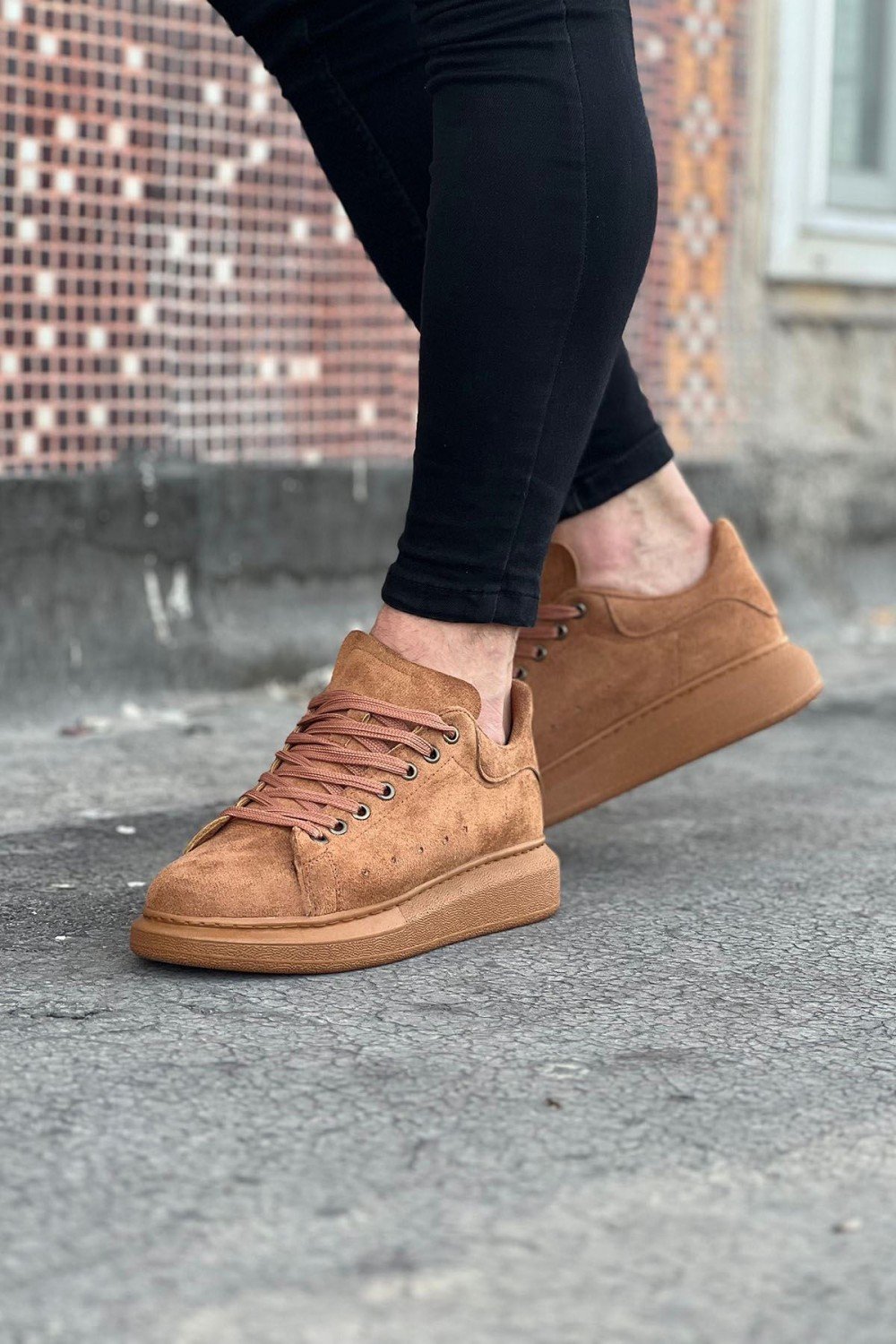 WG096 Taba Süet Günlük Erkek Casual Ayakkabı WG096 Taba Süet Günlük Erkek Casual Ayakkabı