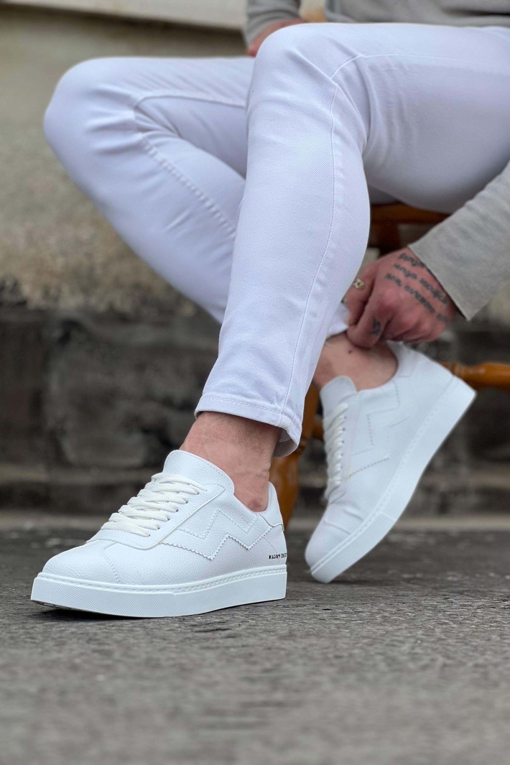 WG160 Beyaz Erkek Casual Ayakkabı WG160 Beyaz Erkek Casual Ayakkabı