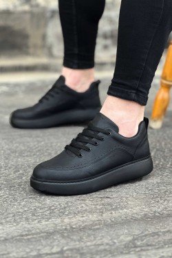 WG162 Kömür Ortopedik Taban Erkek Casual Ayakkabı