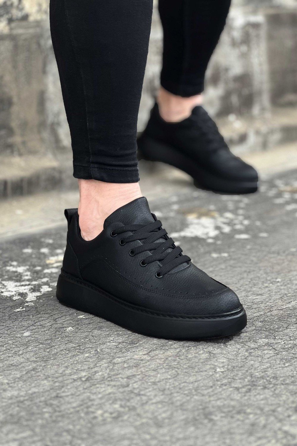 WG162 Kömür Ortopedik Taban Erkek Casual Ayakkabı WG162 Kömür Ortopedik Taban Erkek Casual Ayakkabı