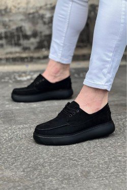 WG508 Kömür Süet Ortopedik Taban Erkek Casual Ayakkabı
